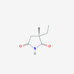 molecular formula C7H11NO2 B1234656 (R)-Ethosuximide CAS No. 39122-20-8