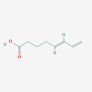 molecular formula C8H12O2 B1234679 5,7-Octadienoic acid 