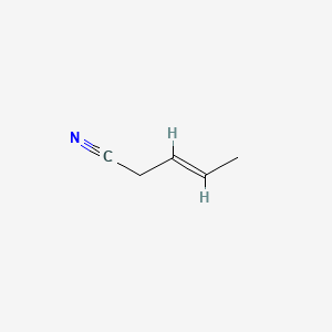 molecular formula C5H7N B1234684 3-Pentenenitrile CAS No. 4635-87-4