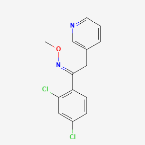 molecular formula C14H12Cl2N2O B1234687 Pyrifenox E-isomer CAS No. 83227-22-9