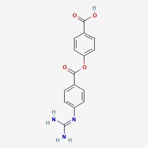 4'-Carboxyphenyl 4-guanidinobenzoate