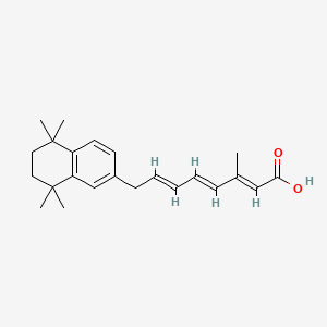 Ethyltetrahydrotetramethyl-2-naphthalenyl-3-methyloctatrienoic acid