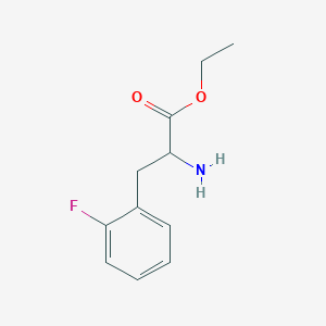 molecular formula C11H14FNO2 B12347237 Ethyl 2-amino-3-(2-fluorophenyl)propanoate CAS No. 191930-44-6