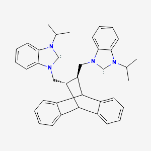 molecular formula C38H38N4 B12347640 CID 156589105 CAS No. 958004-05-2