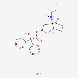 molecular formula C24H29BrFNO3 B1234774 Flubron 