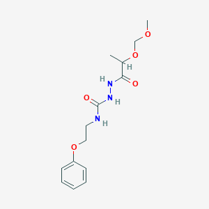 1-[2-(Methoxymethoxy)propanoylamino]-3-(2-phenoxyethyl)urea