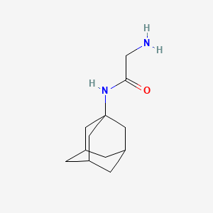 molecular formula C12H20N2O B12347859 N-tricyclo[3.3.1.1~3,7~]dec-1-ylglycinamide 