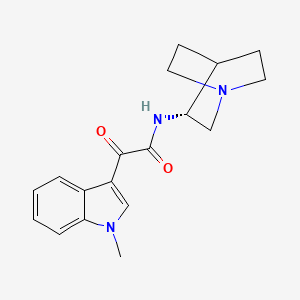 N-[(3R)-1-azabicyclo[2.2.2]octan-3-yl]-2-(1-methyl-3-indolyl)-2-oxoacetamide
