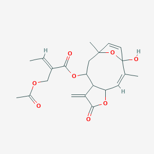 2-Butenoic acid, 2-[(acetyloxy)methyl]-derivati