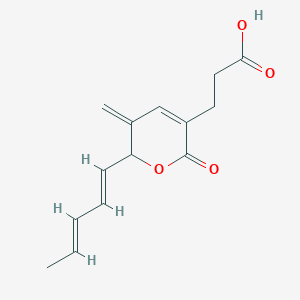 molecular formula C14H16O4 B1234806 Dykellic acid 