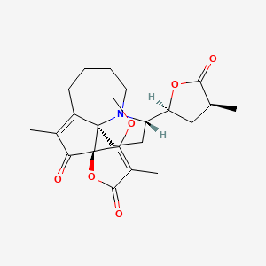 molecular formula C23H29NO6 B1234808 Maistemonine 