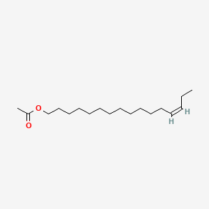 molecular formula C18H34O2 B1234816 (Z)-13-Hexadecenyl acetate CAS No. 56218-74-7