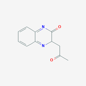 molecular formula C11H10N2O2 B12348175 3-(2-oxopropyl)-3H-quinoxalin-2-one 
