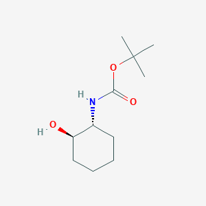 molecular formula C11H21NO3 B123482 tert-butyl ((1R,2R)-2-hydroxycyclohexyl)carbamate CAS No. 155975-19-2