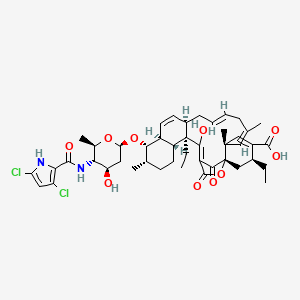 molecular formula C45H56Cl2N2O10 B12348232 Decatromicin B 