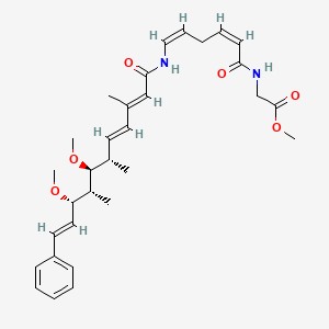 molecular formula C31H42N2O6 B1234834 Crocacin A 