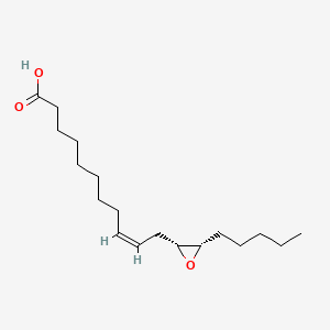 molecular formula C18H32O3 B1234845 (-)-Vernolic acid CAS No. 32381-42-3