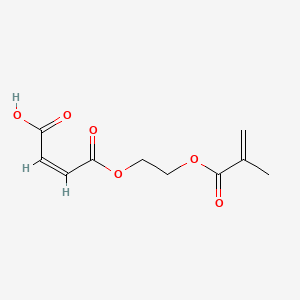 molecular formula C10H12O6 B1234847 4-[2-(2-Methylprop-2-enoyloxy)ethoxy]-4-oxobut-2-enoic acid CAS No. 51978-15-5