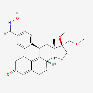 molecular formula C28H35NO4 B1234852 Asoprisnil 