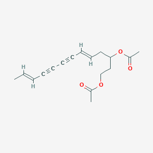 [(5E,11E)-3-acetyloxytrideca-5,11-dien-7,9-diynyl] acetate