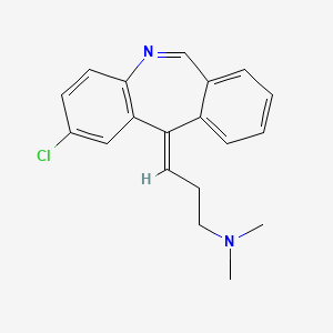 molecular formula C19H19ClN2 B1234859 UNII-5QD6M7UPG6 CAS No. 39051-50-8