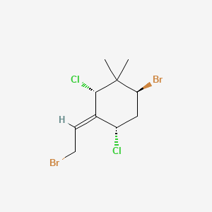 molecular formula C10H14Br2Cl2 B1234865 Ochtodene CAS No. 67237-02-9