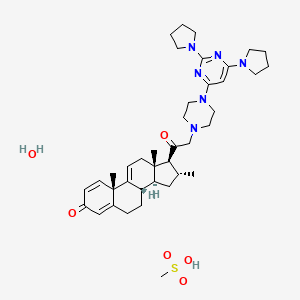 molecular formula C39H58N6O6S B1234881 Freedox CAS No. 111793-42-1