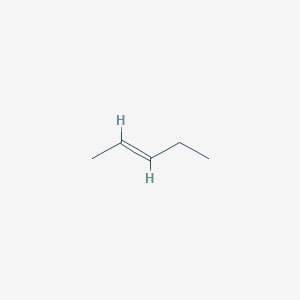 molecular formula C5H10 B123489 trans-2-Pentene CAS No. 646-04-8