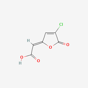 trans-2-Chloro-4-carboxymethylenebut-2-en-1,4-olide