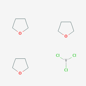 molecular formula C12H24Cl3O3V B12349003 Trichlorotris(tetrahydrofuran)vanadium 