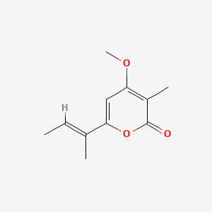 molecular formula C11H14O3 B1234902 Nectriapyrone CAS No. 57685-79-7