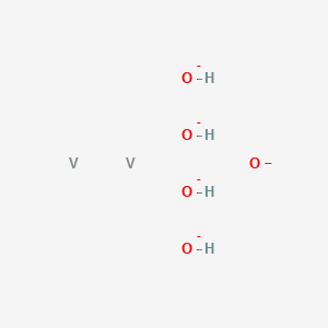molecular formula H4O5V2-6 B12349069 Divanadium(3+) tetrahydroxide oxidandiide 