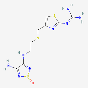 molecular formula C9H14N8OS3 B1234912 BL 6341A CAS No. 78441-84-6