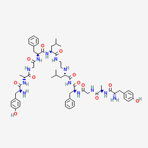 Enkephalinamide-leu, ala(2)-aminoethyl dimer-