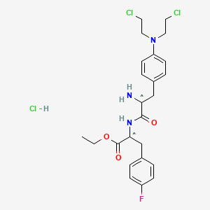 molecular formula C24H29Cl3FN3O3 B12349243 CID 156588594 
