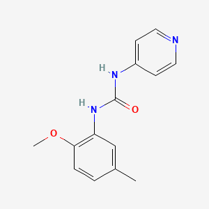 1-(2-Methoxy-5-methylphenyl)-3-pyridin-4-ylurea