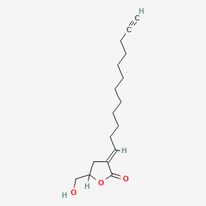 molecular formula C17H26O3 B1234938 Majorynolide 