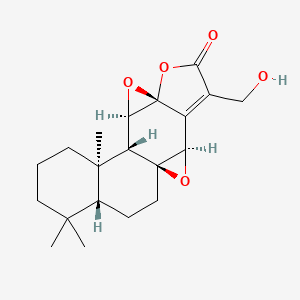 molecular formula C20H26O5 B1234941 17-Hydroxyjolkinolide B 