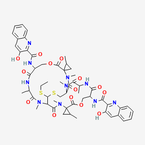 molecular formula C54H64N10O14S2 B1234946 CID 6857739 