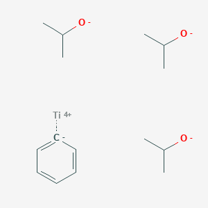 molecular formula C15H26O3Ti B12349525 Titanium,phenyltripropoxy-, (T-4)- 