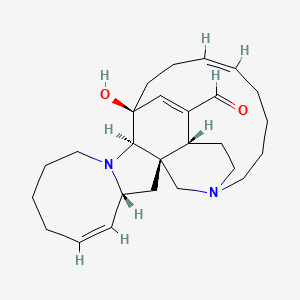 molecular formula C26H38N2O2 B1234953 Ircinal A 
