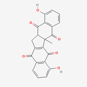 molecular formula C22H14O6 B1234954 Zeylanone 