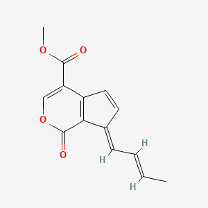 molecular formula C14H12O4 B1234959 Fulvoplumierin CAS No. 20867-01-0