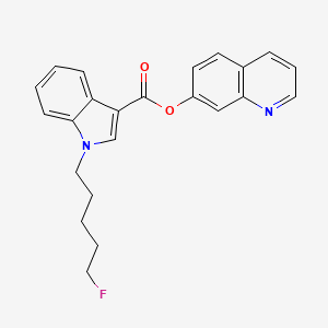 molecular formula C23H21FN2O2 B12349614 5-Fluoro PB-22 7-hydroxyquinoline isomer 
