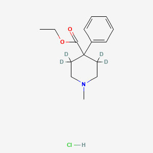molecular formula C15H22ClNO2 B12349647 Meperidine-D4.HCl (Pethidine-D4.HCl) 