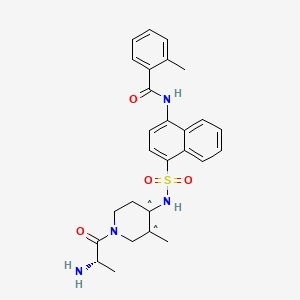 molecular formula C27H30N4O4S B12349682 CID 156588600 