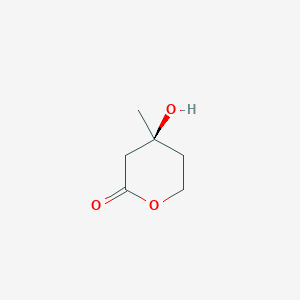 molecular formula C6H10O3 B1234971 DL-Mevalonolactone CAS No. 503-48-0