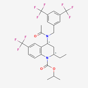 molecular formula C27H25F9N2O3 B12349749 CID 156588641 