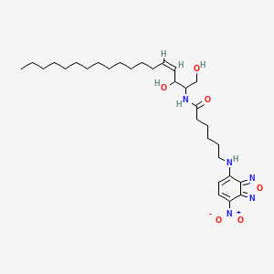 molecular formula C30H49N5O6 B1234996 N-[(Z)-1,3-Dihydroxyoctadec-4-en-2-yl]-6-[(4-nitro-2,1,3-benzoxadiazol-7-yl)amino]hexanamide 