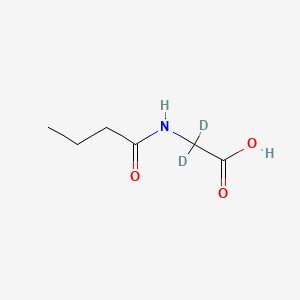 molecular formula C6H11NO3 B12349981 N-Butyrylglycine-d2 CAS No. 1219799-10-6